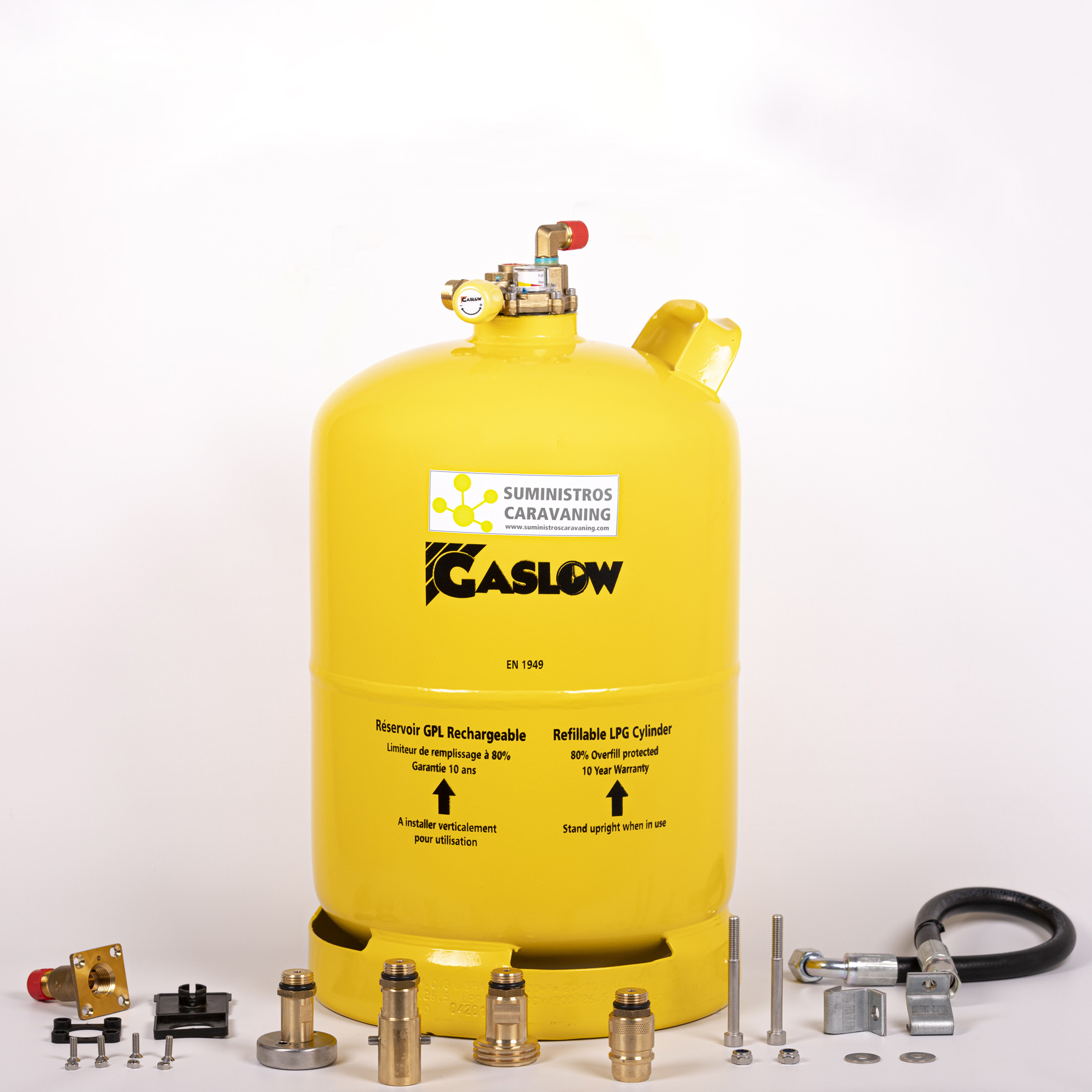 Kit Simple Gaslow (11 Kg) con toma de carga externa plana